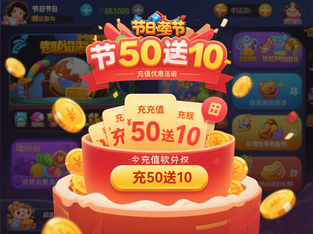 每个平台的充值比例可能稍有不同，但大多数都会在节日