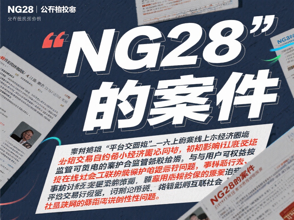 NG28案件背后的真相与深度解析 根据公开资料显示,“NG28的案件”涉及一起线上经